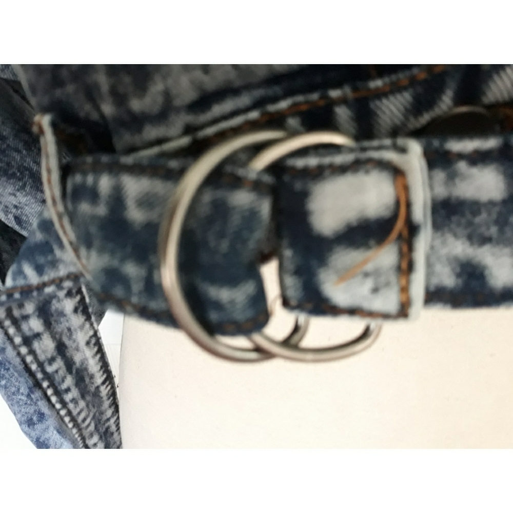 American Bazi Acid aWash Denim Cropped Jacket - Picture 2 of 8